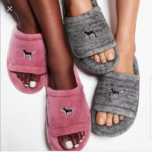 Victorias secret pink slippers